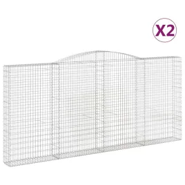 kosze-gabionowe-2-szt-400x30x180-200-cm-galwanizowane-zelazo