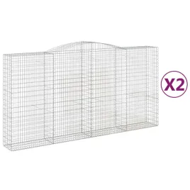 kosze-gabionowe-2-szt-400x50x200-220-cm-galwanizowane-zelazo