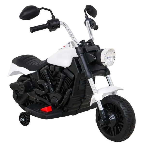 motor-chopper-v-max-na-akumulator-dla-dzieci-bialy-melodie-klakson-swia-stan-nowy