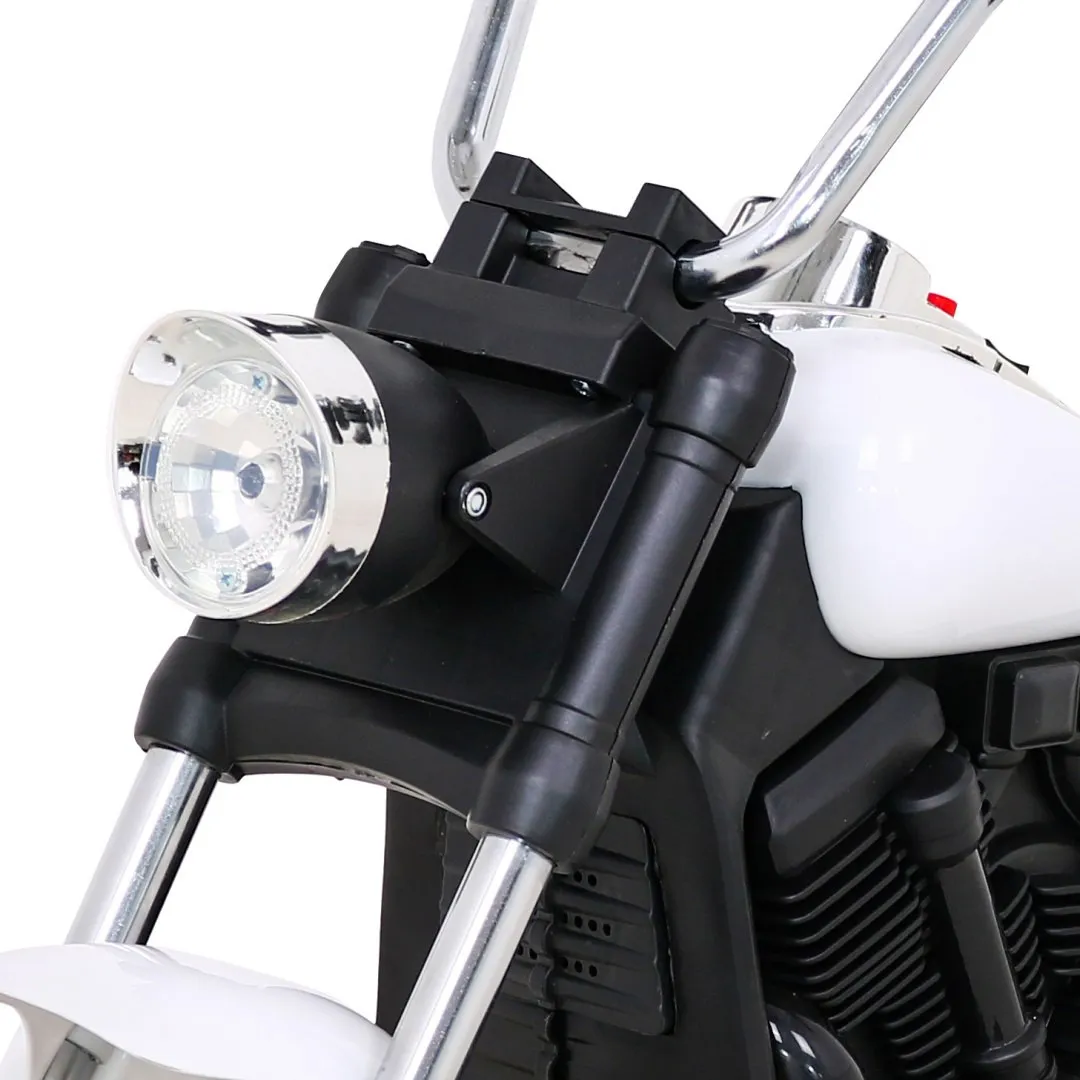 motor-chopper-v-max-na-akumulator-dla-dzieci-bialy-melodie-klakson-swia-stan-nowy