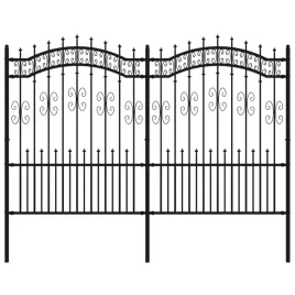 ogrodzenie-ogrodowe-z-wlocznia-czarne-240x150-cm-stal-malowana-proszk