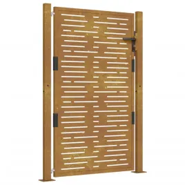 furtka-ogrodowa-105x155-cm-stal-kortenowska-motyw-prostokaty