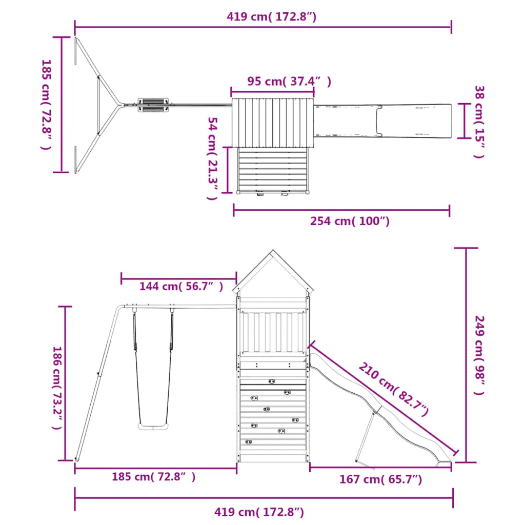 plac-zabaw-do-ogrodu-impregnowane-drewno-sosnowe