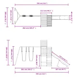 plac-zabaw-do-ogrodu-lite-drewno-sosnowe-stan-nowy