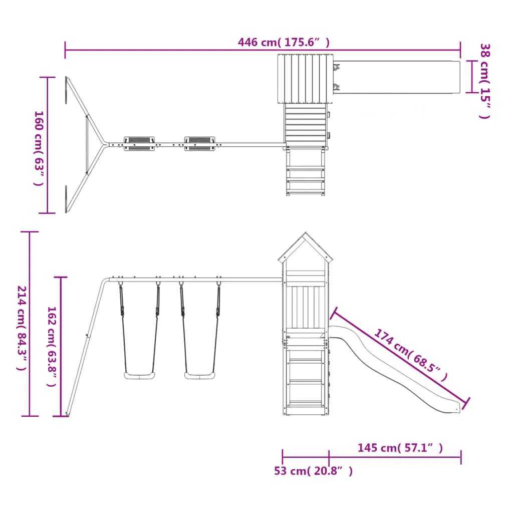 plac-zabaw-do-ogrodu-lite-drewno-sosnowe