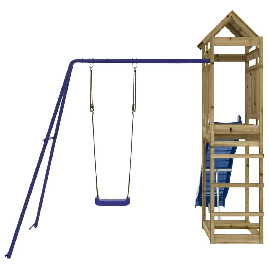 plac-zabaw-do-ogrodu-impregnowane-drewno-sosnowe-stan-nowy