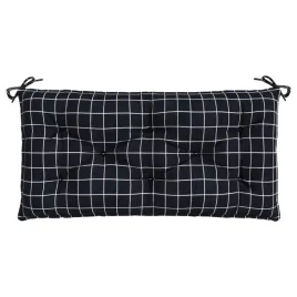 poduszka-na-lawke-ogrodowa-czarna-w-kratke-110x50x7-cm