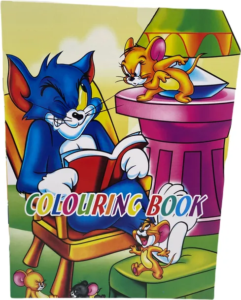 Duża Kolorowanka z Naklejkami A4 Tom i Jerry – 154852284 - ERLI.pl