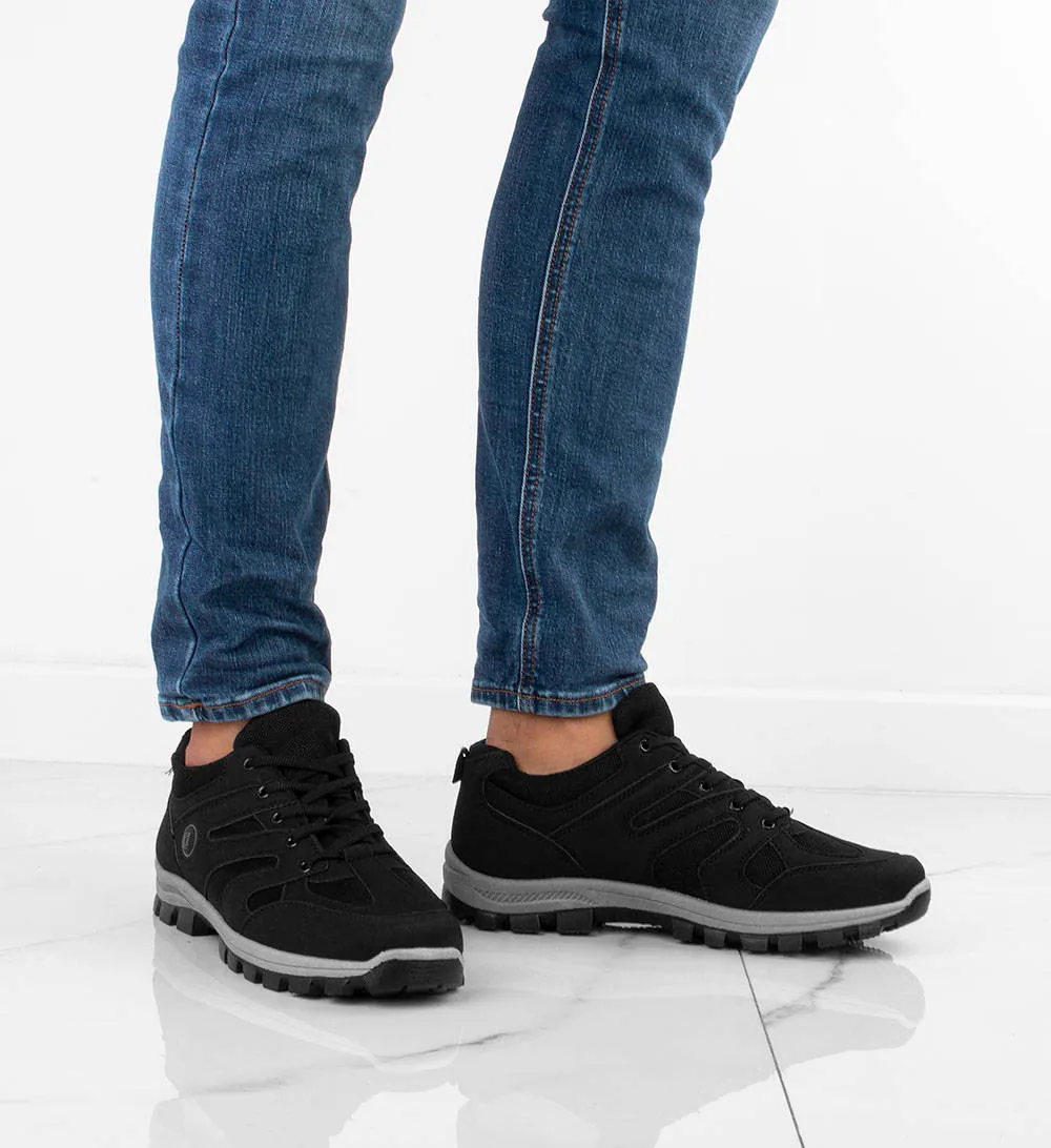 6680 CZARNE BUTY M SKIE TREKKINGOWE SOLIDNE 44 ERLI pl 6680-czarne-buty-m-skie-trekkingowe-solidne-44-erli-pl