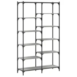 regal-na-ksiazki-szary-dab-sonoma-100x32x170-cm