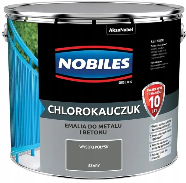 NOBILES CHLOROKAUCZUK EMALIA 10L SZARY
