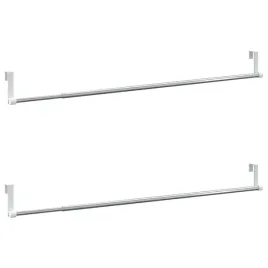 karnisze-2-szt-bialo-srebrne-60-105-cm-aluminium