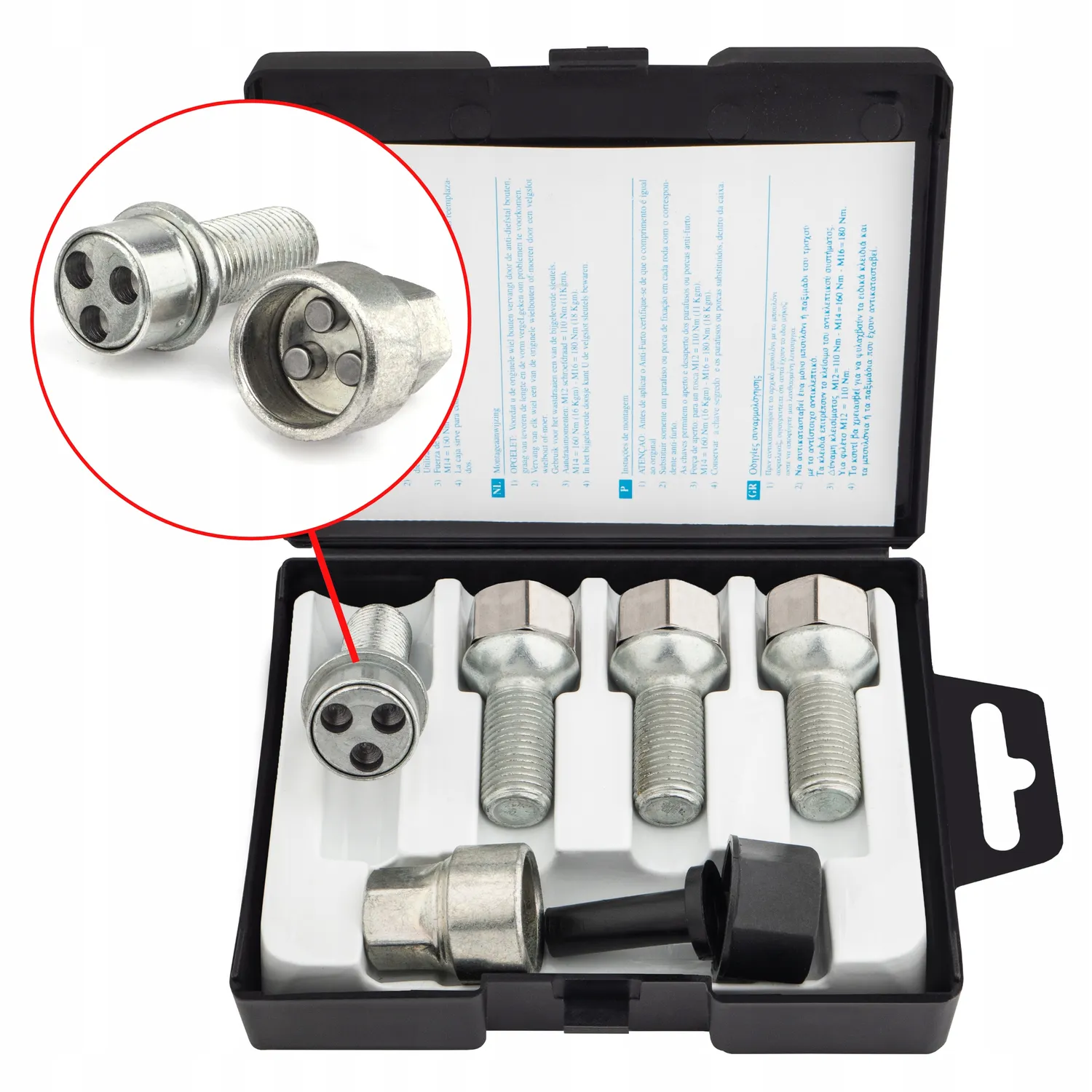 タイヤ・ホイール Montazzka Złodziejki do felg kół VW VOLKSWAGEN M14x1,5x27 – 155558207