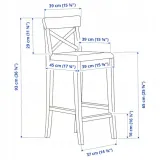 ikea-ingolf-stolek-barowy-bejca-patyna-nolhaga-stan-nowy