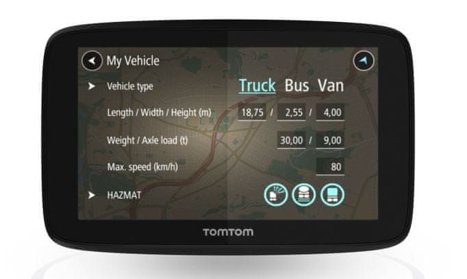 ﻿Nawigacja ciężarowa TomTom GO Professional 520 5 