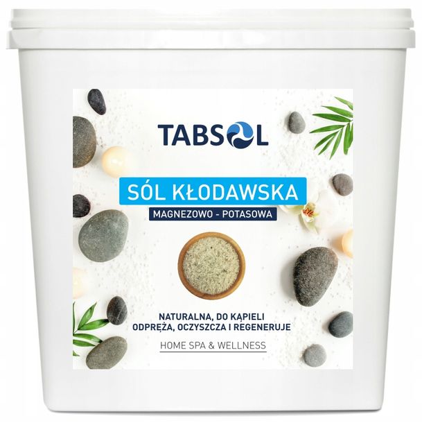 Фото - Піна / сіль для ванни SOL ﻿Naturalna Sól Kłodawska Magnezowo-Potasowa SPA 5kg 