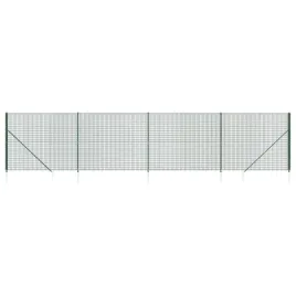 ogrodzenie-z-siatki-z-kotwami-zielone-2x10-m