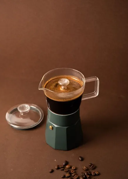 la-cafetiere-szklany-ekspres-do-kawy-verona-zielony-290-ml