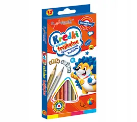 kredki-olowkowe-bambino-drewniane-trojkatne-12-kolorow-zlota-i-srebrna