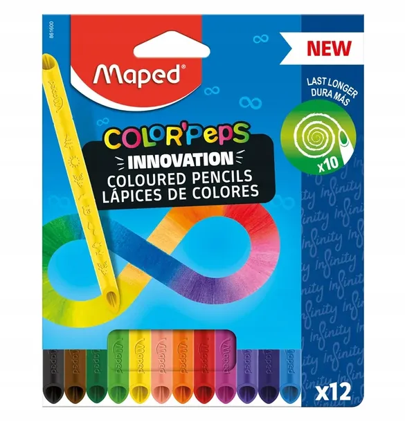 kredki-z-grafitu-infinity-12-kolorow-marka-maped