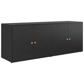 szafka-ogrodowa-czarna-198x555x80-cm-polirattan