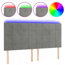 zaglowek-do-lozka-z-led-jasnoszary-180x5x11