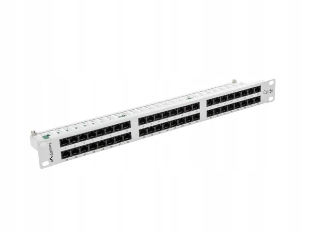 patch-panel-48-port-1u-kat-5e-szary-certyfikat-ce