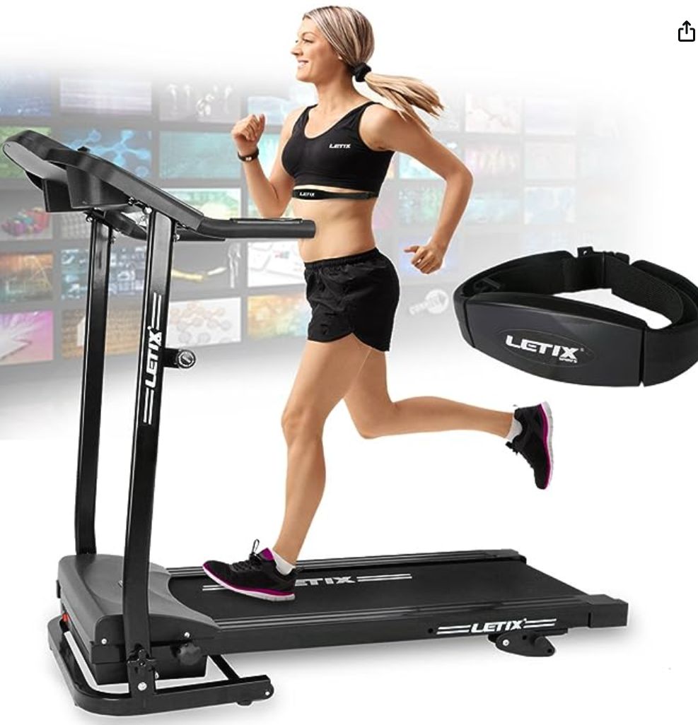 Letix Sport bieżnia elektryczna składana aplikacja DO 120 KG ...
