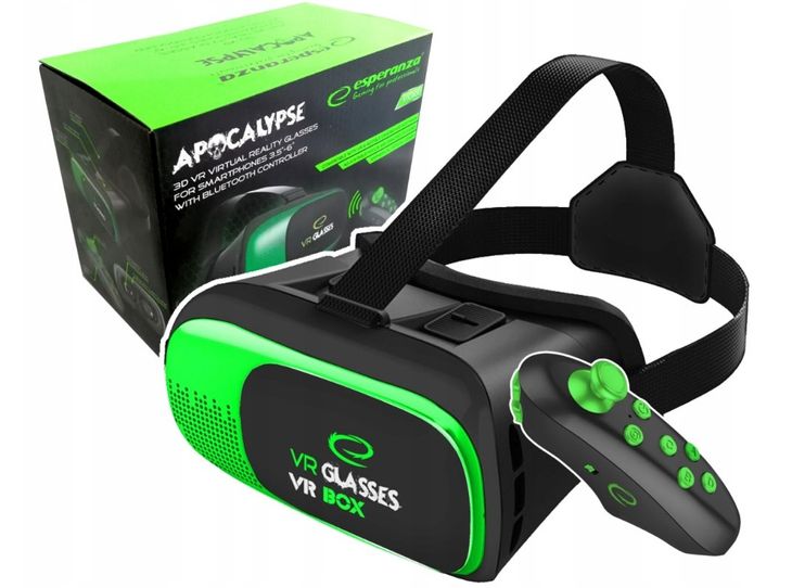 Zdjęcia - Okulary VR Pilot OKULARY GOGLE 3D VR +  BLUETOOTH ESPERANZA 