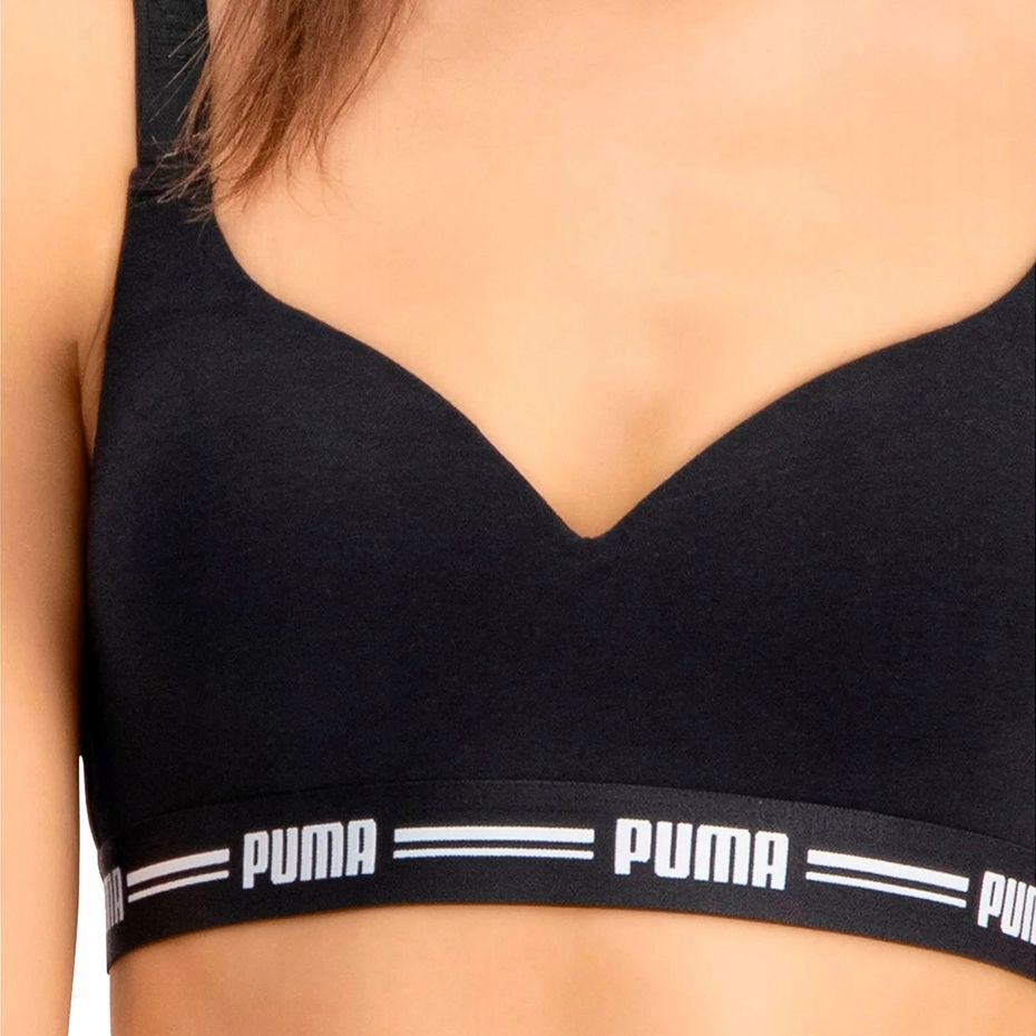 Puma Kobiety Biustonosz Sportowy, Czarny, XL : : Moda