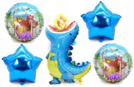 balony-foliowe-na-urodziny-zestaw-dinozaury-5-szt