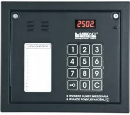 laskomex-cp-2502nr-czarny-panel-audio-z-mini-lista-lokatorow-i-z-czytnikiem