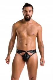 meska-bielizna-czarne-stringi-vinyl-latex-lack-s-m