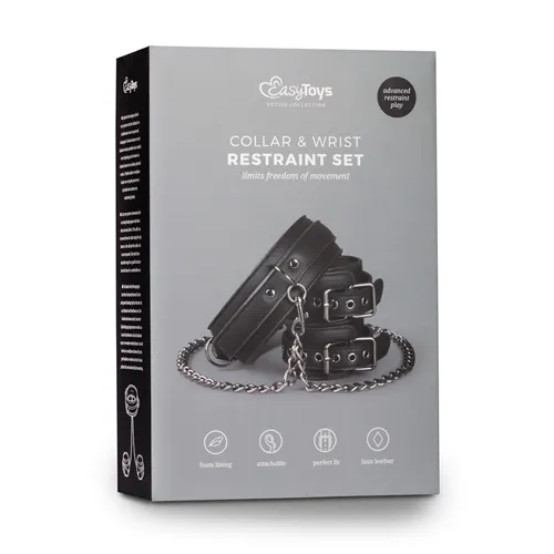 kajdanki-leather-collar-with-handcuffs