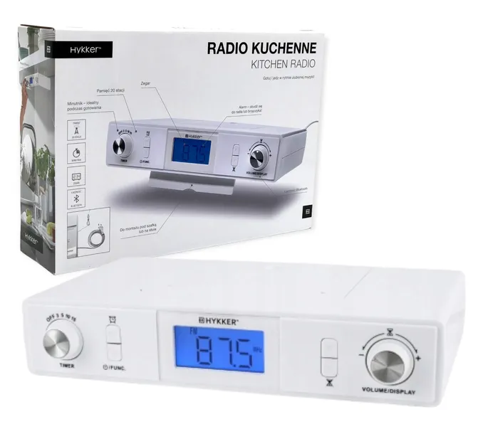 radio-kuchenne-hykker-biale-stan-nowy-marka-inna