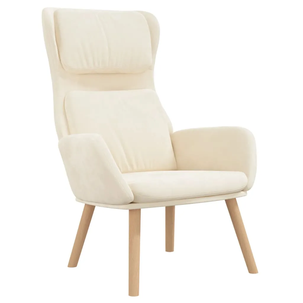 fotel-kremowy-obity-aksamitem