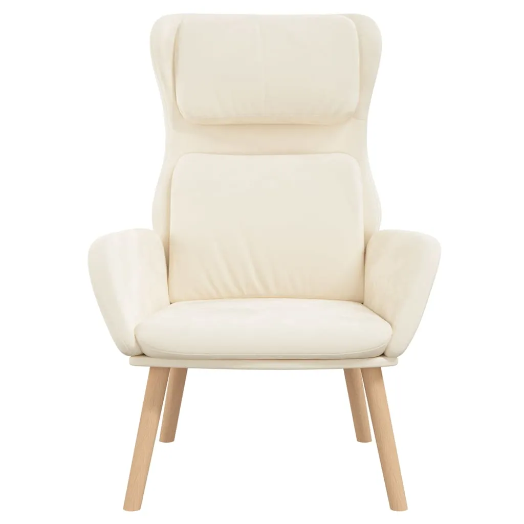 fotel-kremowy-obity-aksamitem