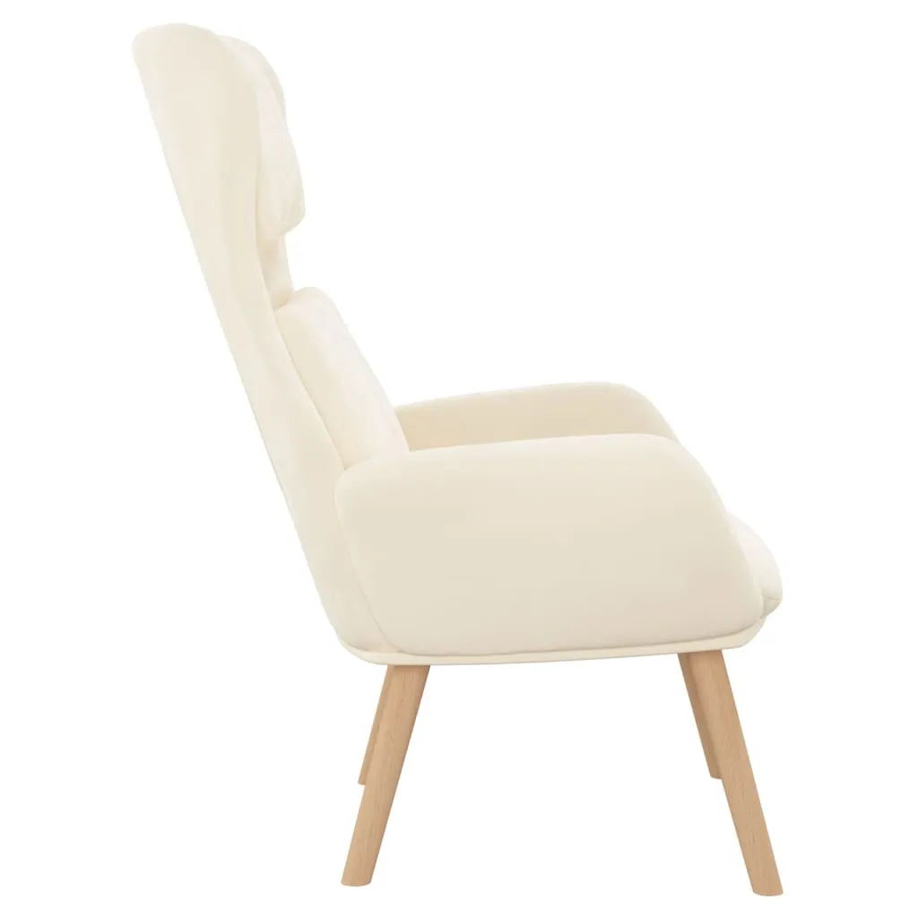 fotel-kremowy-obity-aksamitem