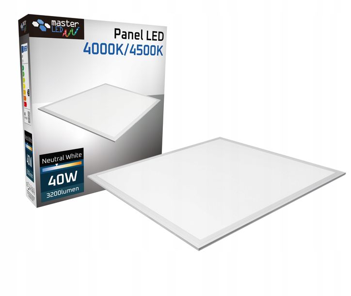 Panel Led 40w Kaseton Lampa Plafon 60x60 595x595mm 138227952 Erlipl