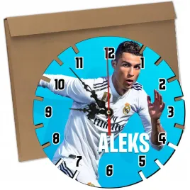 zegar-scienny-dzieciecy-imie-cristiano-ronaldo-real-prezent-mikolaj-swieta