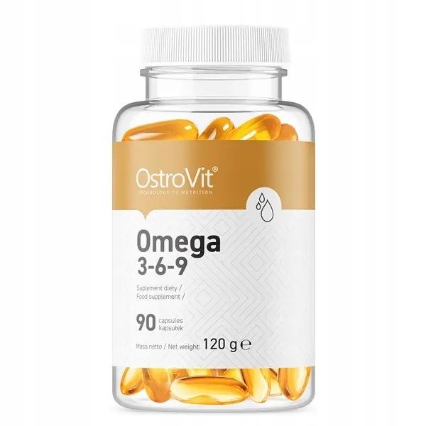 OMEGA 369 OstroVit 90 kap Kwasy Omega3 Omega6 ERLI.pl
