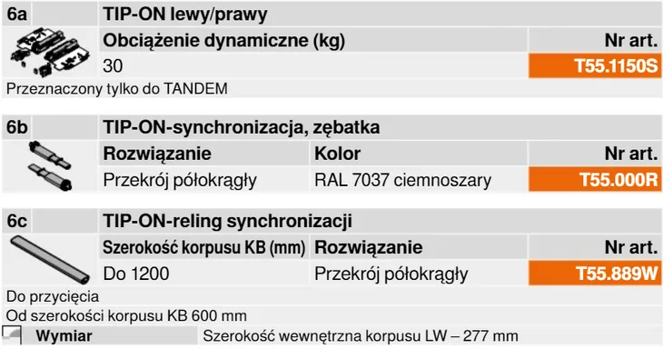 reling-synchronizacji-tip-on-do-tandemu-stan-nowy
