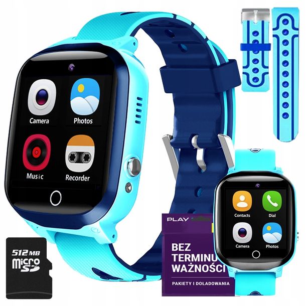Smartwatch Zegarek Dla Dzieci SIM Aparat Telefon Gry Odtwarzacz Muzyki