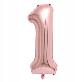 balon-foliowy-cyfra-1-rozowa-golden-rose-roczek-dziewczynka