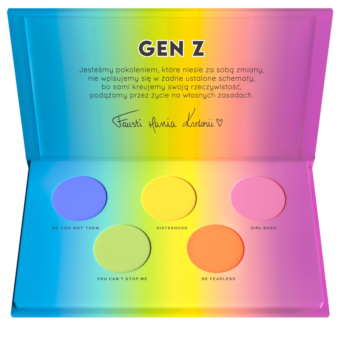 PALETKA CIENI GENZIE X BELL MAKIJAŻ EYESHADOW - ERLI.pl