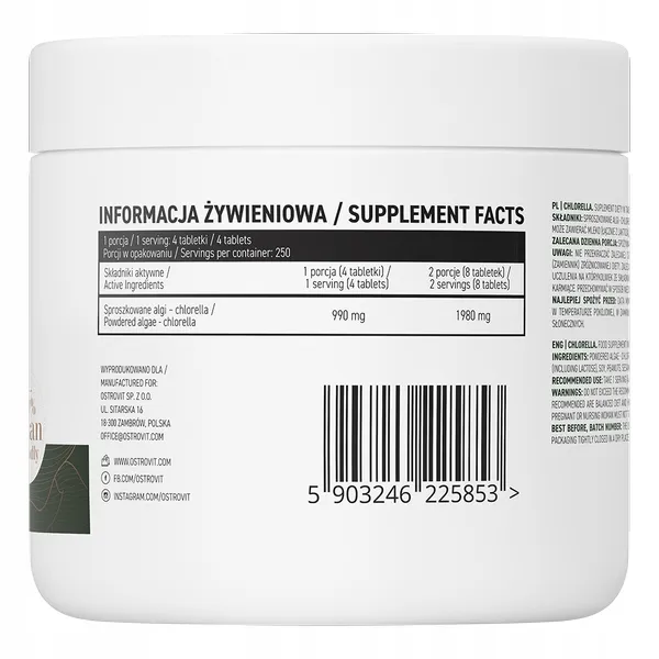 ostrovit-chlorella-vege-1000-tabl-waga-z-opakowaniem-0-3-kg