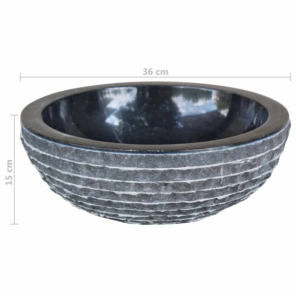 umywalka-marmurowa-40-cm-czarny-stan-nowy