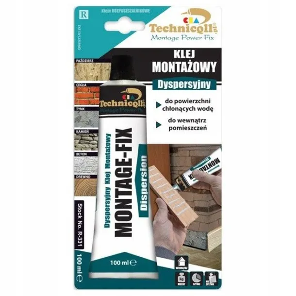technicqll-klej-montazowy-dyspersyjny-100ml-waga-z-opakowaniem-0-15-kg