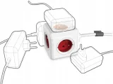 allocacoc-powercube-extended-3m-f-schuko-czerw-uziemienie-z-uziemieniem
