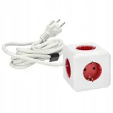 allocacoc-powercube-extended-3m-f-schuko-czerw-stan-nowy